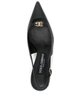 Dolce & Gabbana Dolce & Gabbana-DG Lollo leather slingback pumps
