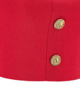 Balmain Balmain Knit bralette top with buttons