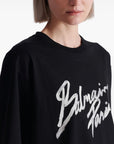 Balmain Balmain Boxy T-shirt with Brush print