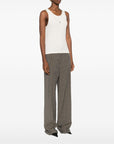Saint Laurent Saint Laurent Logo cotton tank top