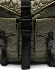 Ganni Ganni Quilted Flap-Pocket Backpack