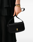 Ami Paris Ami Paris Paris Paris leather shoulder bag
