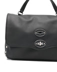 Zanellato Zanellato Small Postina® Bag In Smooth Black Lavagna Leather