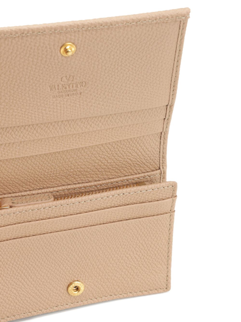 Valentino Garavani Valentino Garavani-VLogo Signature Grainy Calfskin Wallet
