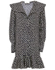 Chloé Chloé ChloÃ© V-neck long sleeves Dotted silk dress