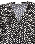 Chloé Chloé ChloÃ© V-neck long sleeves Dotted silk dress