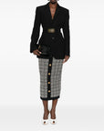 Balmain Balmain tweed long skirt