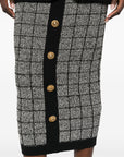 Balmain Balmain tweed long skirt
