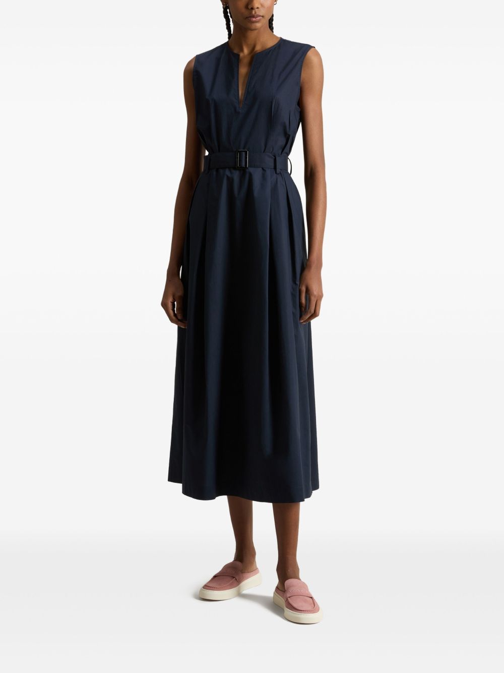 Woolrich Woolrich Cotton belted long coat