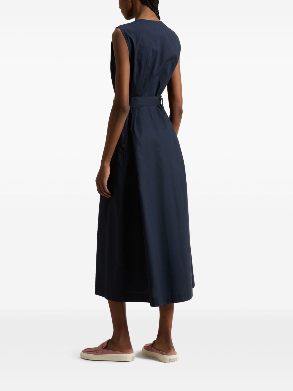 Woolrich Woolrich Cotton belted long coat