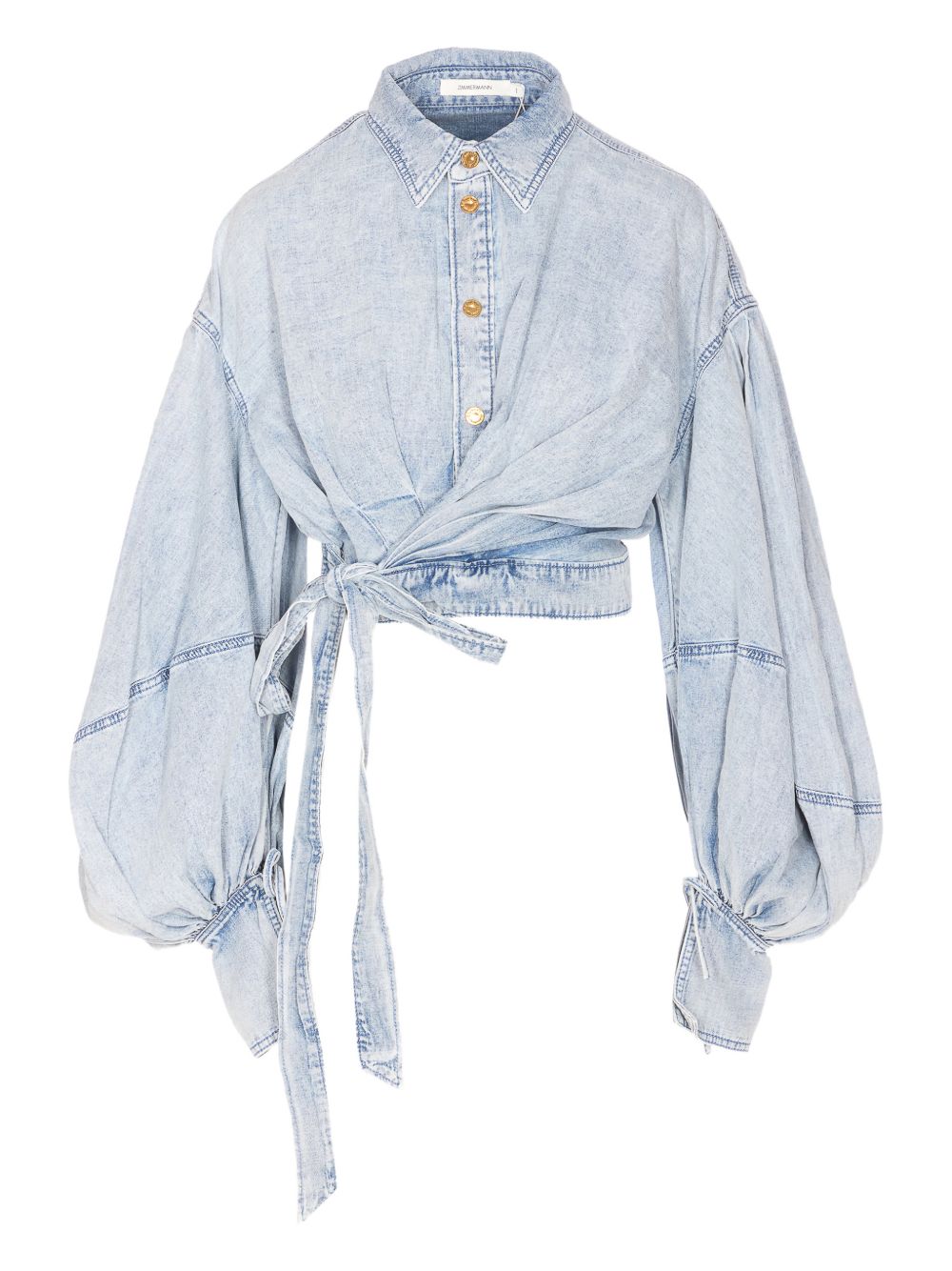 Zimmermann Zimmermann Rebellion denim top