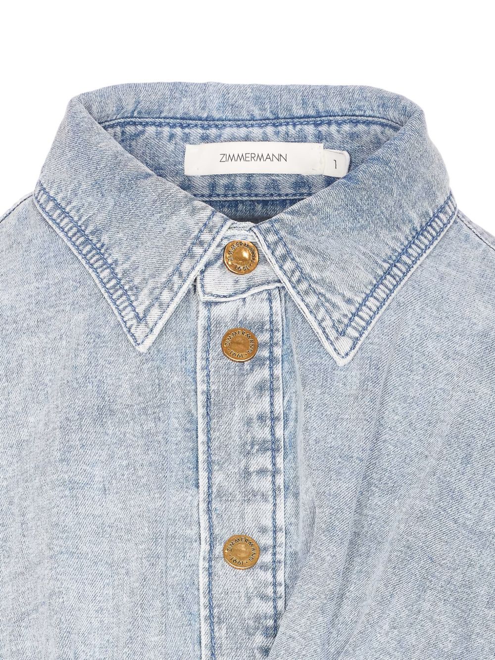 Zimmermann Zimmermann Rebellion denim top