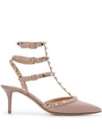 Valentino Garavani Valentino Garavani Rockstud 65mm leather ankle strap pumps.