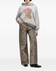 Ganni Ganni Margot Kitty organic cotton hoodie