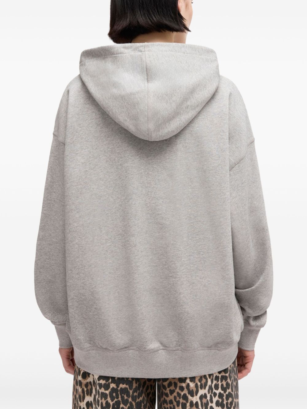 Ganni Ganni Margot Kitty organic cotton hoodie