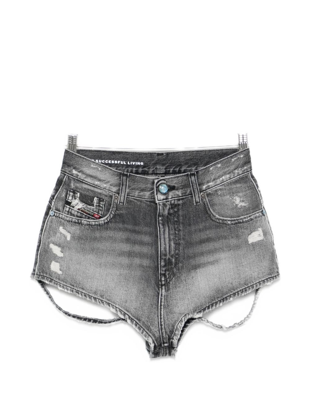 Diesel Diesel distressed effect Denim cotton shorts