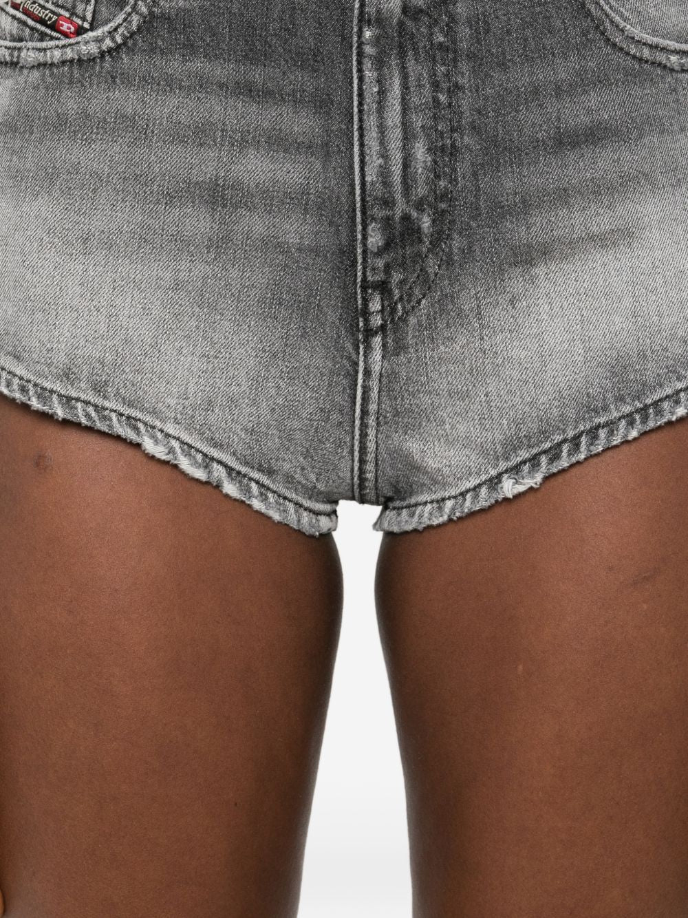 Diesel Diesel distressed effect Denim cotton shorts