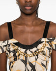 Elisabetta Franchi Elisabetta Franchi Printed cotton midi dress