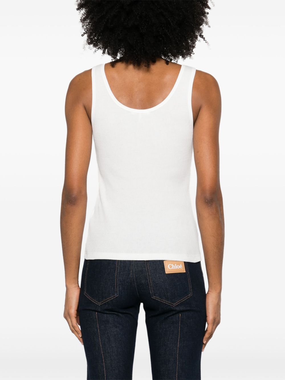 Chloé Chloé ChloÃ© Logo cotton top