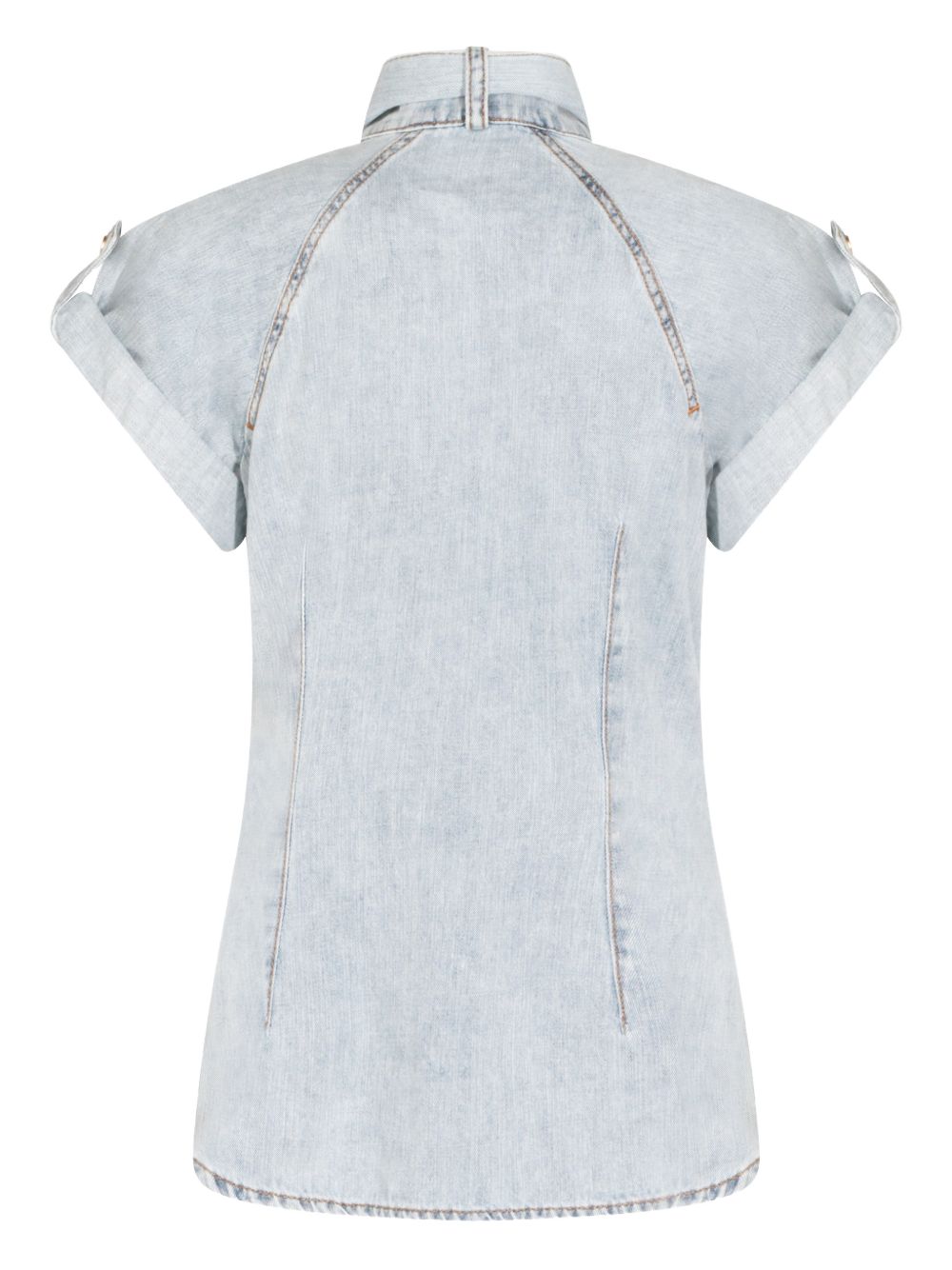 Zimmermann Zimmermann Bow-tie denim top