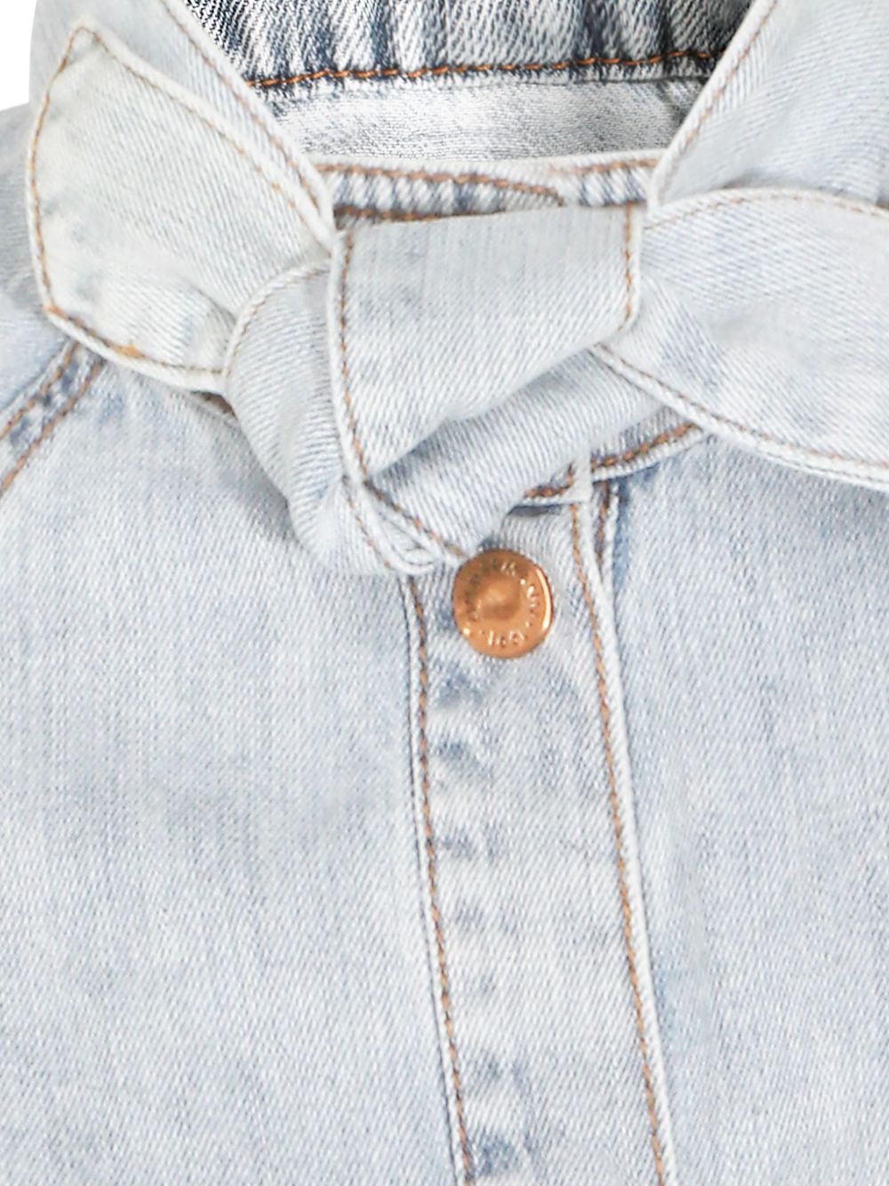 Zimmermann Zimmermann Bow-tie denim top