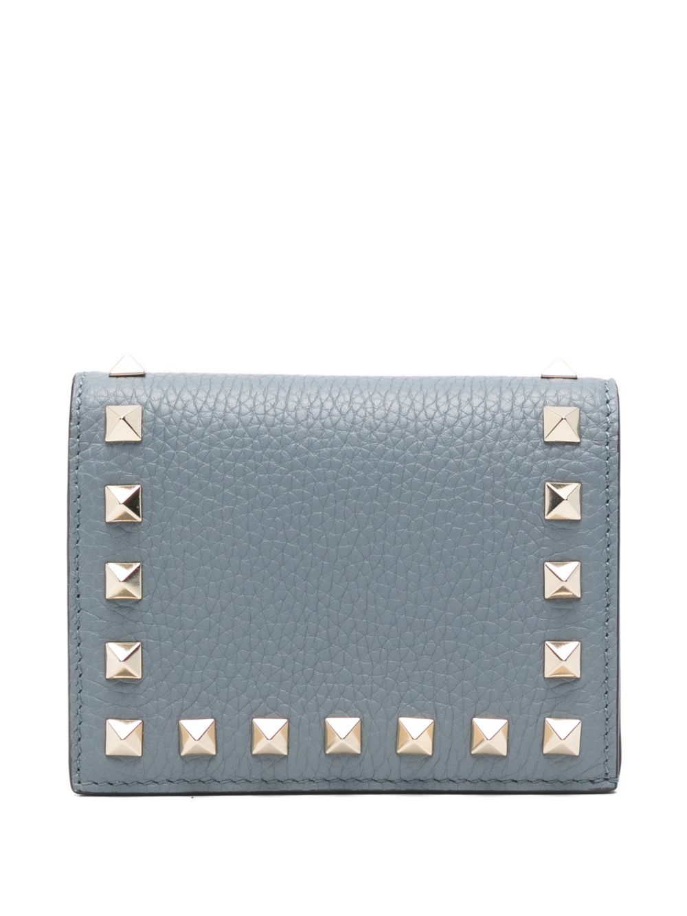 Valentino Garavani Valentino Garavani-Grey Rockstud bifold wallet