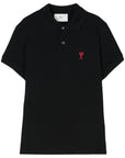 Ami Paris Ami Paris Ami De Coeur cotton polo shirt