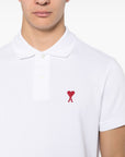 Ami Paris Ami Paris Criteria page Ami De Coeur cotton polo shirt