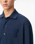 Ami Paris Ami Paris Ami De Coeur cotton polo shirt