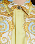Versace Versace Barocco print silk shirt
