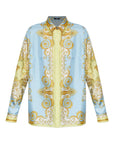 Versace Versace Barocco print silk shirt
