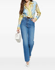 Versace Versace Barocco print silk shirt