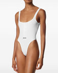 Versace Versace Logo cotton bodysuit