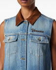 Versace Versace Denm cotton dress