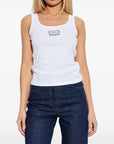 Versace Versace Logo cotton tank top