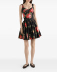Dolce & Gabbana Dolce & Gabbana-bouquet rose mini skirt