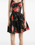 Dolce & Gabbana Dolce & Gabbana-bouquet rose mini skirt