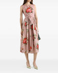 Dolce & Gabbana Dolce & Gabbana-Rose Bouquet Print cotton dress