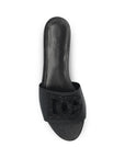 Dolce & Gabbana Dolce & Gabbana-DG-logo leather slides