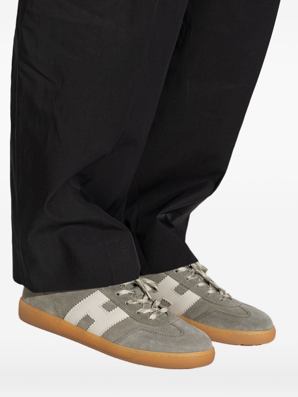 Hogan Hogan Cool Suede and Canvas Sneakers.