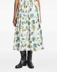Fay Fay Printed cotton skirt