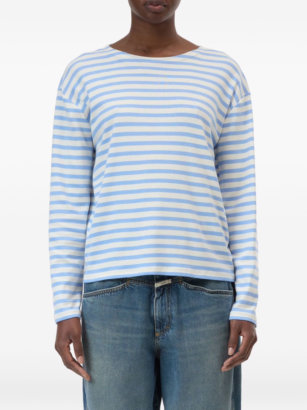 Closed Closed T-shirts and Polos Clear Blue
