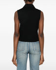 Saint Laurent Saint Laurent Cotton sleeveless polo shirt