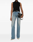 Saint Laurent Saint Laurent Cotton sleeveless polo shirt