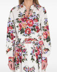 Dolce & Gabbana Dolce & Gabbana Dolce Gabbana-floral-print knotted shirt