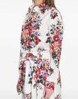 Dolce & Gabbana Dolce & Gabbana Dolce Gabbana-floral-print knotted shirt