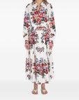 Dolce & Gabbana Dolce & Gabbana Dolce Gabbana-floral-print knotted shirt