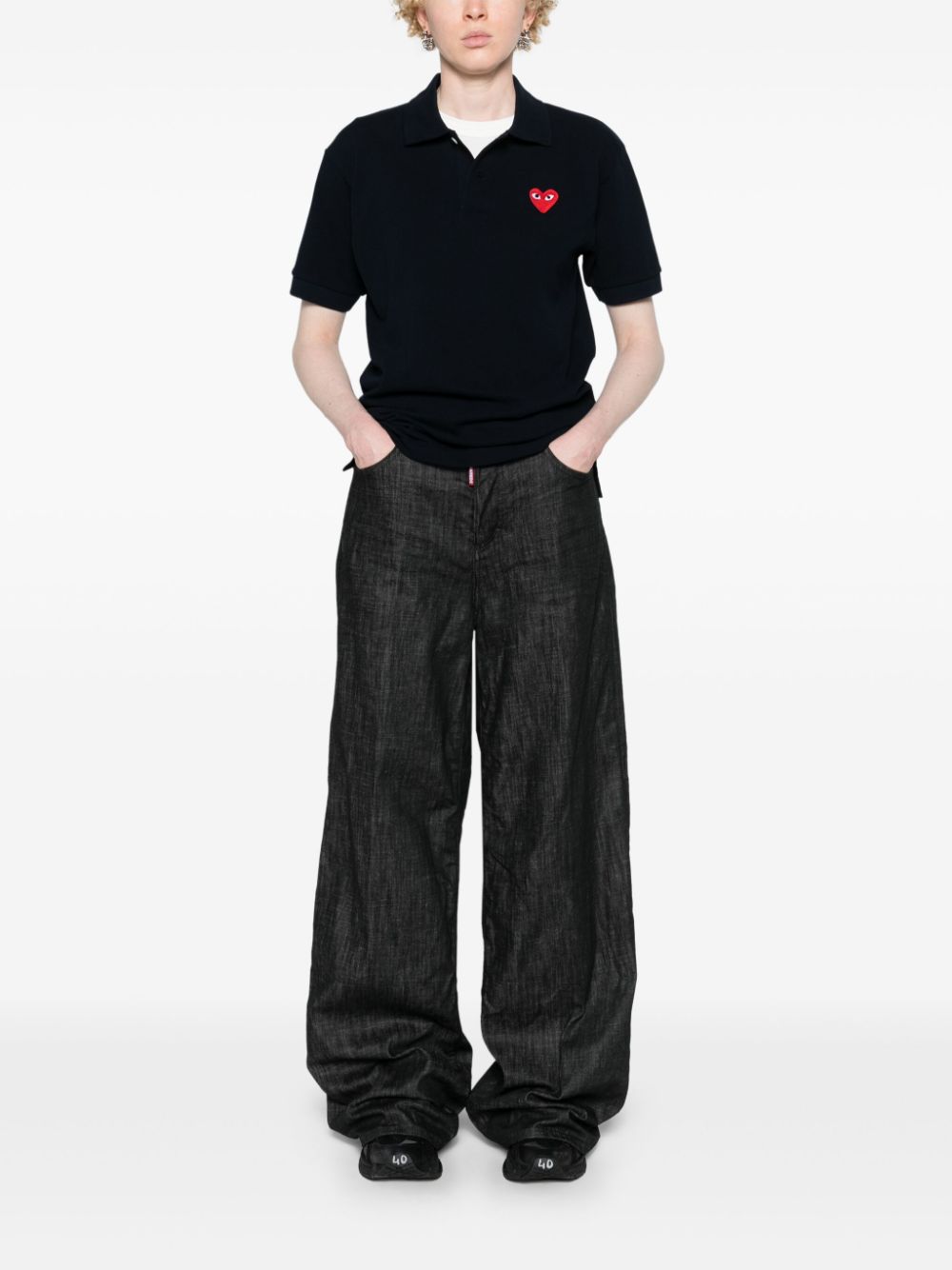 Comme Des Garcons Comme Des Garcons Comme Des GarÃ§ons Cotton polo shirt