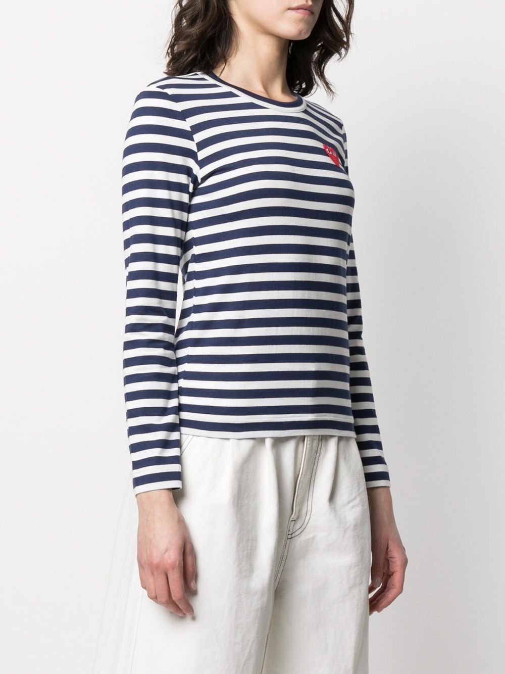 Comme Des Garcons Comme Des Garcons Comme Des GarÃ§ons Striped cotton t-shirt