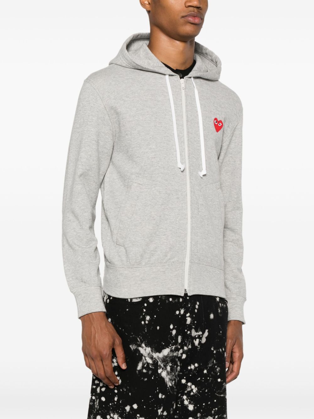 Comme Des Garcons Comme Des Garcons Comme Des GarÃ§ons Cotton zipped hoodie